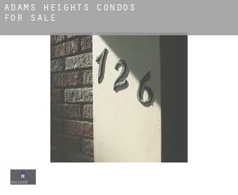 Adams Heights  condos for sale
