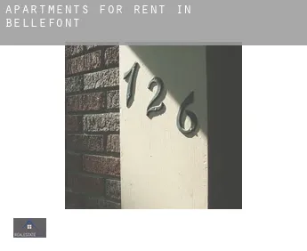 Apartments for rent in  Bellefont