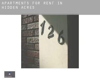 Apartments for rent in  Hidden Acres