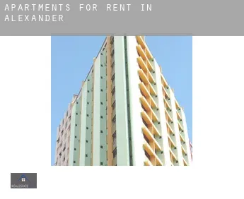 Apartments for rent in  Alexander