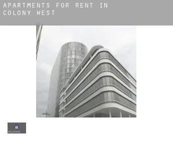 Apartments for rent in  Colony West