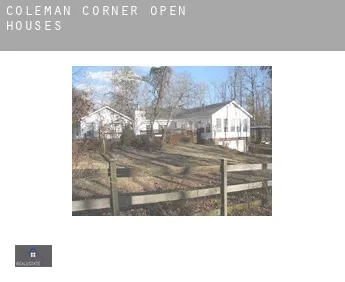 Coleman Corner  open houses