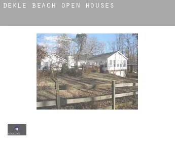 Dekle Beach  open houses