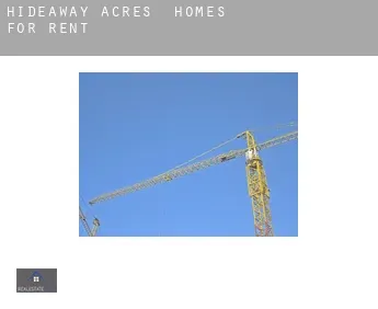 Hideaway Acres  homes for rent