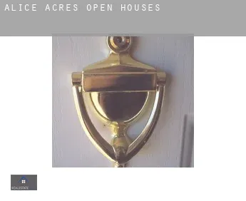 Alice Acres  open houses