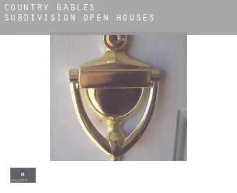 Country Gables Subdivision  open houses