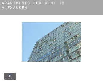 Apartments for rent in  Alexauken