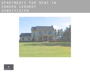 Apartments for rent in  Edward Cordrey Subdivision
