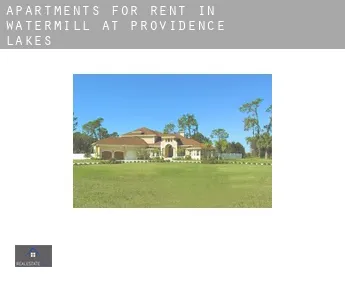 Apartments for rent in  Watermill at Providence Lakes