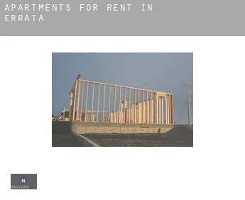 Apartments for rent in  Errata