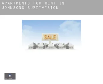 Apartments for rent in  Johnsons Subdivision