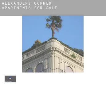 Alexanders Corner  apartments for sale