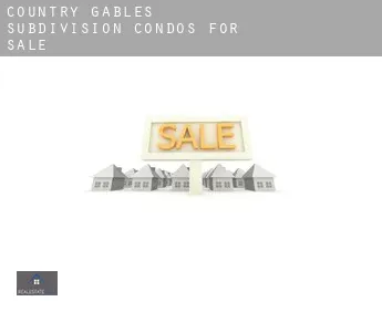 Country Gables Subdivision  condos for sale