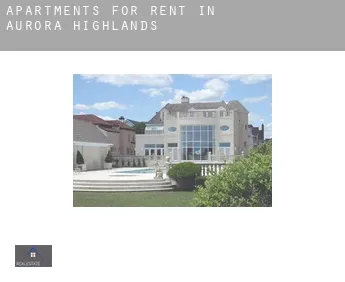 Apartments for rent in  Aurora Highlands