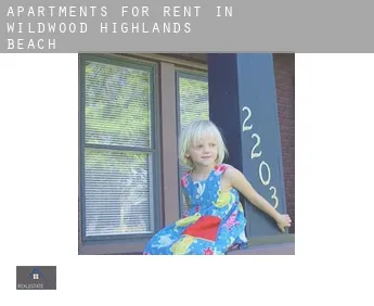 Apartments for rent in  Wildwood Highlands Beach