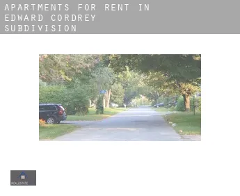 Apartments for rent in  Edward Cordrey Subdivision