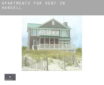 Apartments for rent in  Hansell