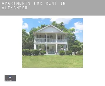 Apartments for rent in  Alexander
