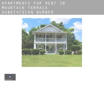 Apartments for rent in  Mountain Terrace Subdivision Number 1-4