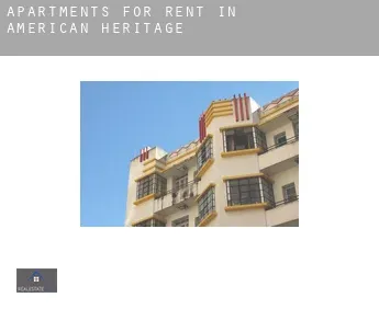 Apartments for rent in  American Heritage