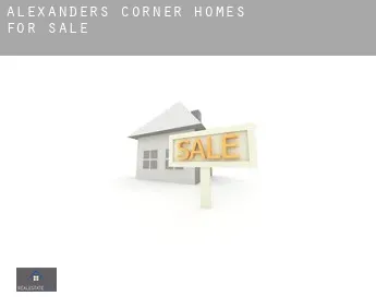 Alexanders Corner  homes for sale