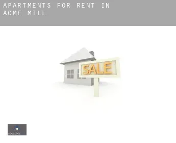 Apartments for rent in  Acme Mill