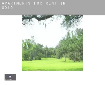 Apartments for rent in  Golo