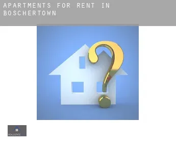 Apartments for rent in  Boschertown