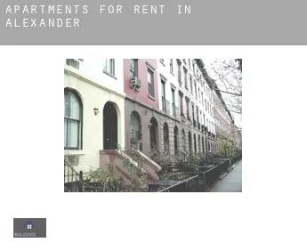 Apartments for rent in  Alexander