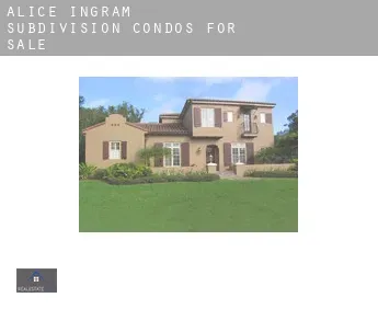 Alice Ingram Subdivision  condos for sale