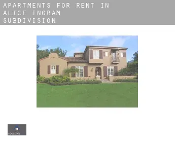 Apartments for rent in  Alice Ingram Subdivision