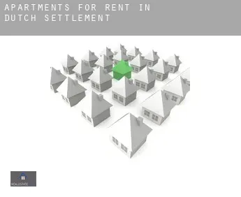 Apartments for rent in  Dutch Settlement