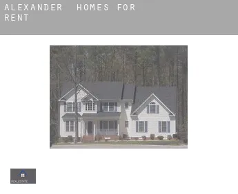 Alexander  homes for rent