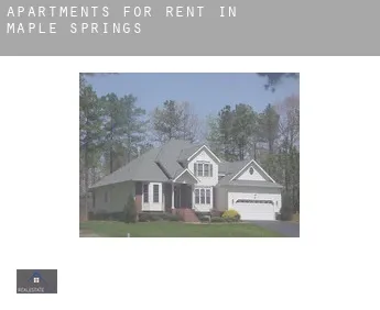 Apartments for rent in  Maple Springs