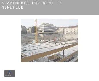 Apartments for rent in  Nineteen