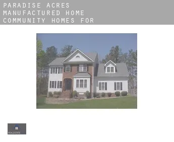 Paradise Acres Manufactured Home Community homes for rent