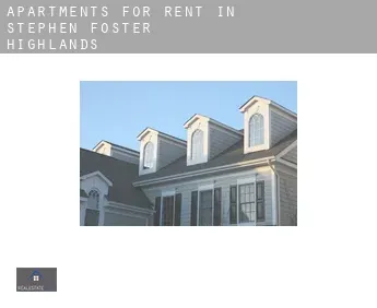 Apartments for rent in  Stephen Foster Highlands