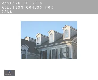 Wayland Heights Addition  condos for sale